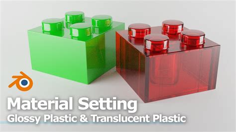 How To Make Glossy Plastic And Translucent Plastic Material In Blender