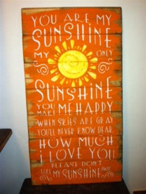 You Are My Sunshine Sign Nursery Sign New Baby Sign Boy Etsy