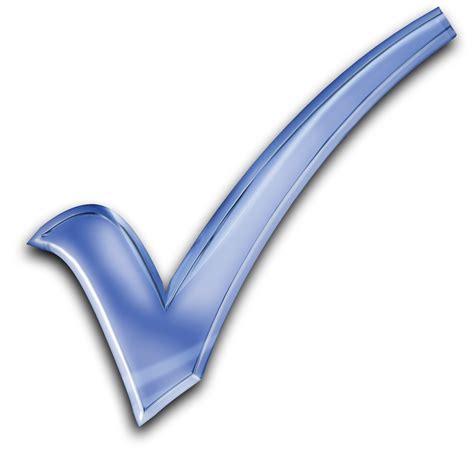 Download Blue Check Mark Png Icon Png And  Base