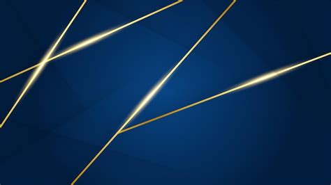 Premium Vector Luxury Dark Blue Abstract Background With Golden Lines