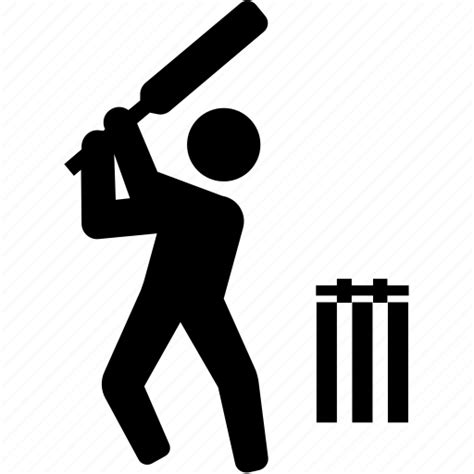 Batsman Batter Cricket Cricketer One Day Test Match Icon