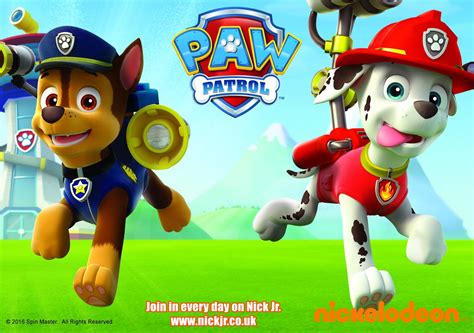Nickalive Paw Patrol Stars Chase And Marshall To Make Their First