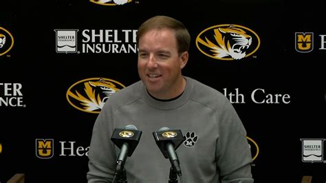 Full Press Conference With Mizzou Football Coach Eli Drinkwitz Ahead Of A Meeting With Youtube