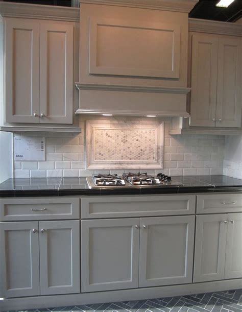 Previously i have painted slate for decoration. gray cabinets; black counters; slate herringbone floor ...