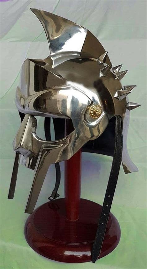 Roman Gladiator Armor Helmet Movie Replica Helmet Spartan Etsy