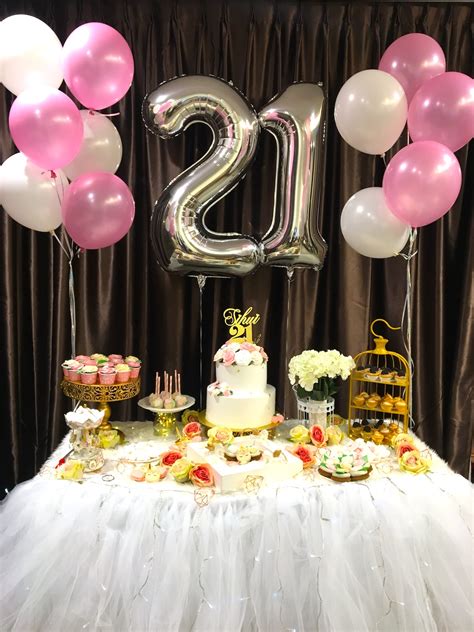 21st Birthday Decoration That Balloons