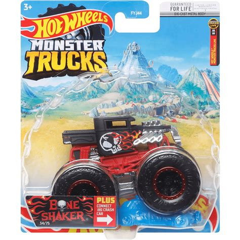 Mattel Hot Wheels Monster Trucks Bone Shaker 1 64 Vehicle HHG71 FYJ44