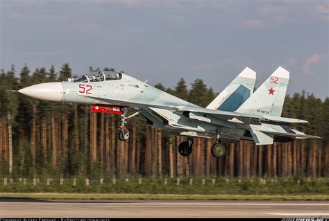 Sukhoi Su 27ub Russia Air Force Aviation Photo 2479277