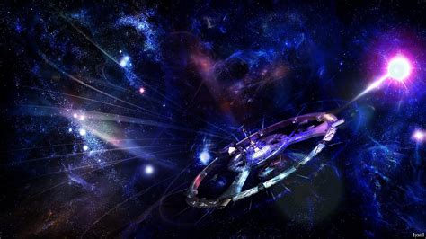2560x1440 Spaceship Science Fiction Illustration Space Art Wallpaper