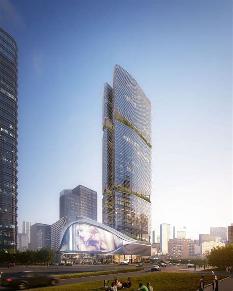 Gallery Of Aedas Releases Plans For Blooming Bamboo Inspired Tower In
