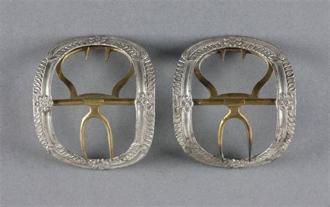 Pair Of Shoe Buckles Century Shoes 18th Century Shoes Buckles