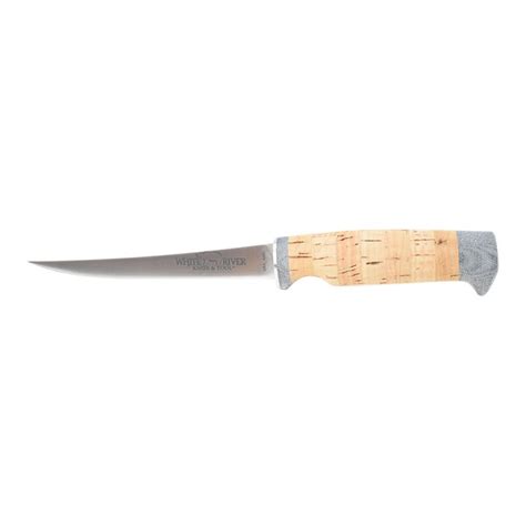 white river fillet knife 440c blade cork handle