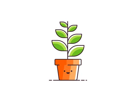 Collection by terri roberts vincent. Plant by Sahil Sadigov on Dribbble