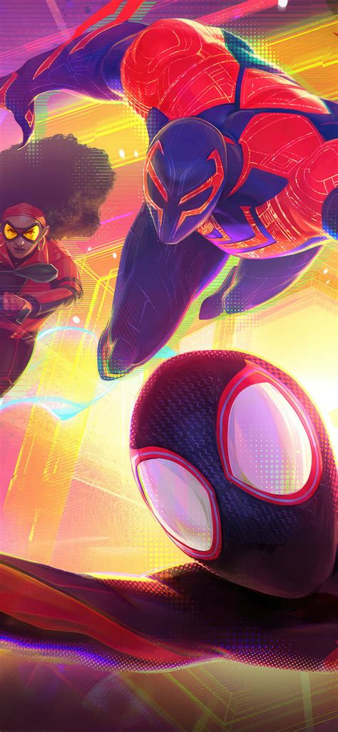1242x2688 Spiderman Across The Spiderverse Marvel Future Fight Iphone