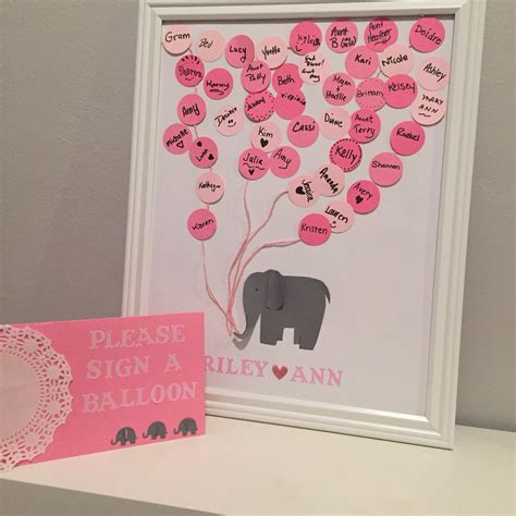Check spelling or type a new query. Diy baby shower guest book. Elephant themed for our baby ...