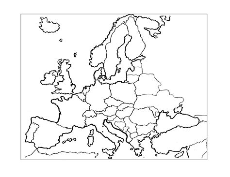 Europakarte zum ausdrucken frisch bild leere p7464 with ausfüllen. europakarte zum ausmalen grundschule - 1Ausmalbilder.com