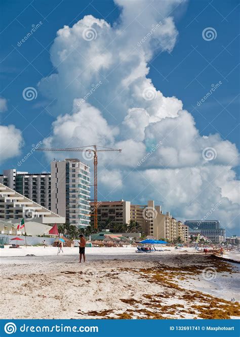 Caribbean Beach Landscape In Tropical Paradise Editorial