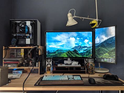Cozy Cluttered Workstation Gaming Room Setup Home Library Design