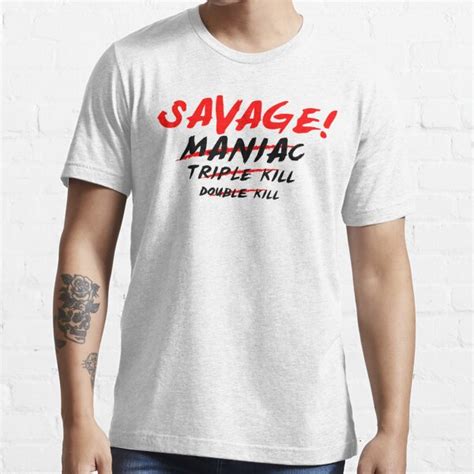 Maniac Savage Gamer Shirt T Shirt For Sale By Aydapadi Redbubble