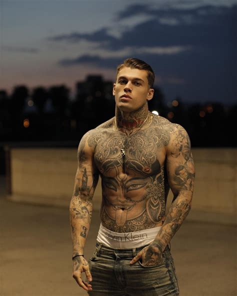 image may contain 2 people people standing sky and outdoor inked men stephen james model