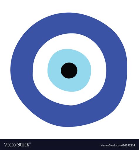 Greek Evil Eye Symbol Of Protection Royalty Free Vector
