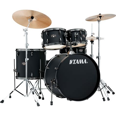 Tama Imperialstar 5 Piece Complete Drum Set With 22 In Bass Drum And