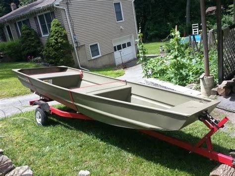 Jon Boat 14 With Trailer For Sale In Hamburg New Jersey Classified