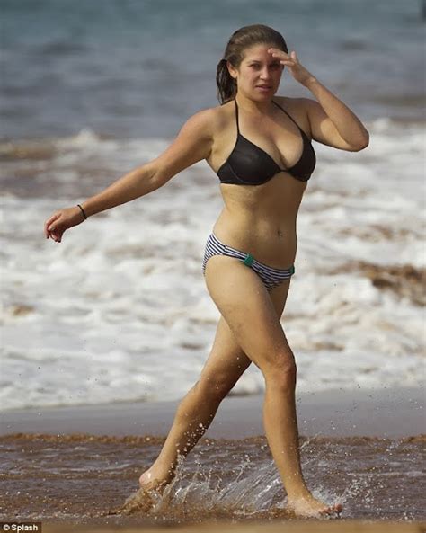 Danielle Fishel Sheds Her Inhibitions As She Slips Into A Bikini On