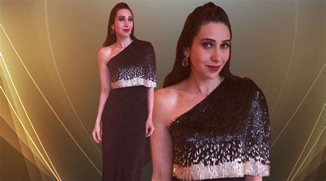 Karisma Kapoor Adds A Shimmery Twist To The Classic Black Look