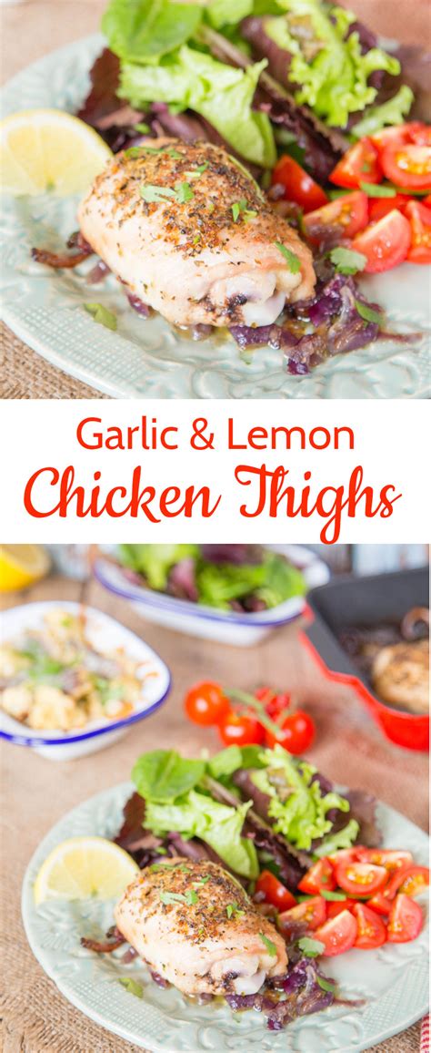 Thighs are juicier, cheaper and easier to cook than breasts. Recipe: Lemon garlic chicken thighs | Fuss Free Flavours