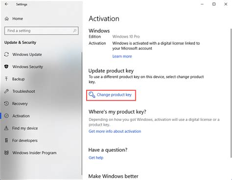 How To Activate Windows 10 With Product Keydigital Licensecmd