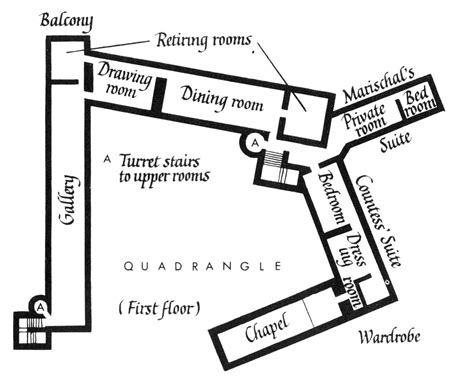 Scottish Castle Floor Plans Dunnottar Plan Jhmrad 10933