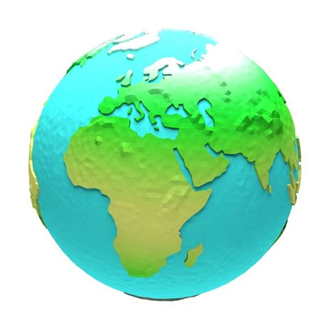 3d Asset Cartoon Low Poly Earth 2 Cgtrader