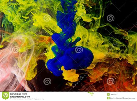 Color Abstract Background Inks In Water Stock Image Image Of Soft