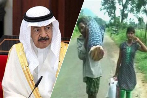 Humanitarian Gesture Bahrain Pm Donates To The Odisha Man Who Carried His Wifes Dead Body