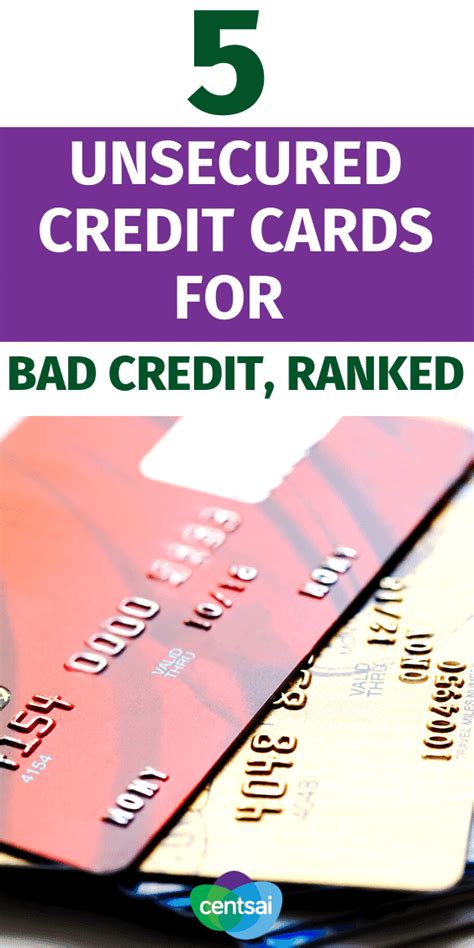 Credit card line for bad credit. Unsecured Credit Cards for Bad Credit, Ranked | CentSai