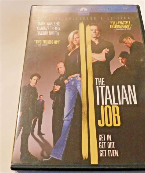 The Italian Job DVD Full Screen Rated PG EBay