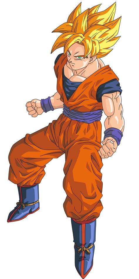 Goku Ssj 1 Renderextraction Png By Tattydesigns On Deviantart