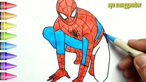 Mewarnai gambar download gambar mewarnai pemandangan rumah sayuran buah bunga binatang kendaraan profesi pakaian adat anak sd tk tips contoh video menggambar. MUDAHNYA, belajar cara menggambar dan mewarnai spiderman ...