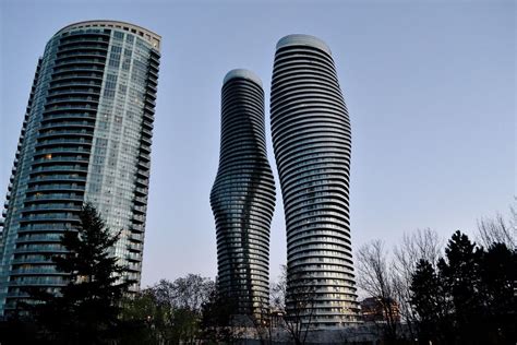 Absolute Towers Mississauga Suburban Toronto Canada Unique Buildings