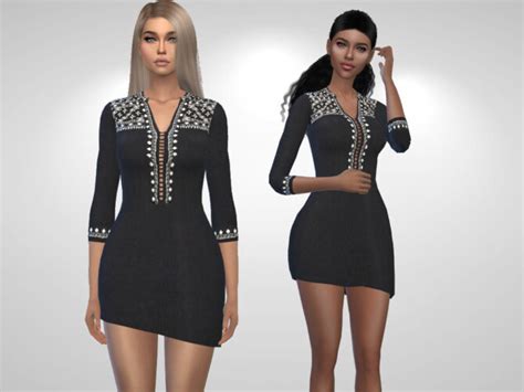 Selena Dress By Puresim At Tsr Sims 4 Updates