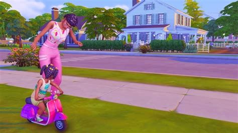 Toddler Moped Pose At Josie Simblr Sims 4 Updates