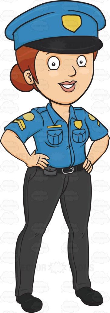 Cartoon Police Woman Drawing Are You Searching For Female Cartoon Police Png Images Or Vector