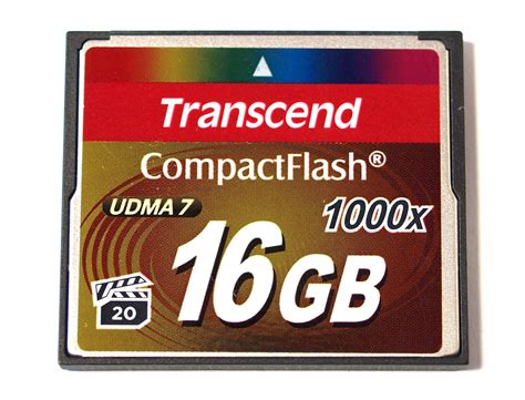 Transcend Ultimate Compact Flash 1000x 16GB Review