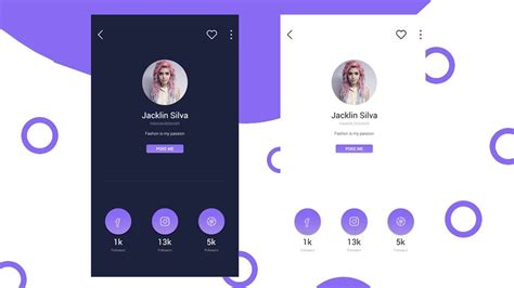 How To Make A Good Looking Profile Page Concept Ui Design