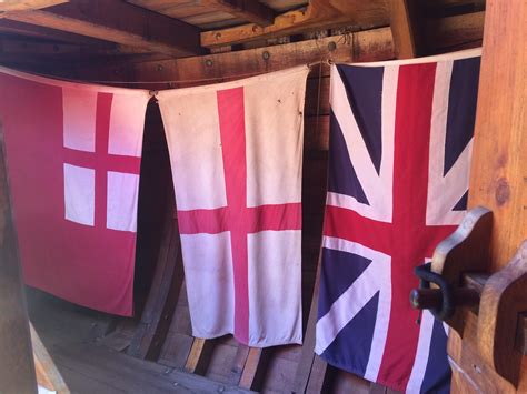 The Flag Of Great Britain 1606 1801 The English Red Ensign 1674