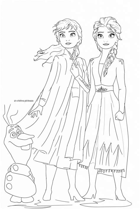 Don't worry, i have disney's permission to share them with you for free! Frozen 2 Coloring Pages - Coloring Home
