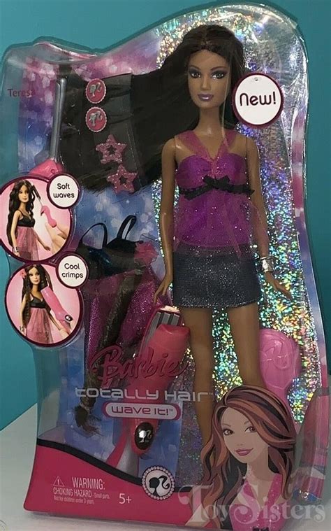 2007 2008 Barbie Totally Hair Wave It Teresa Toy Sisters