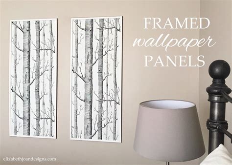 Framed Wallpaper Panels Elizabeth Joan Designs