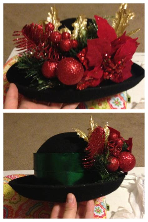 Christmas Hat I Decorated Holiday Hats Christmas Hat Christmas